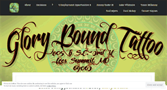 Desktop Screenshot of gloryboundtattoo.com